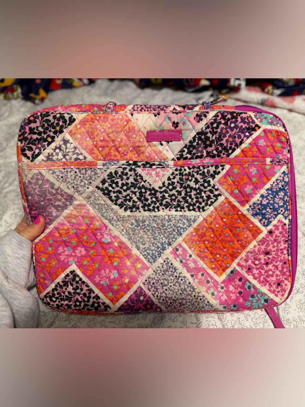 Vera Bradley Pink Floral Laptop Case
